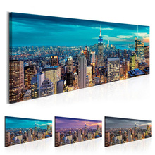 HD Wall Art Print Vintage New Classics 1 Pcs New York City Night View Canvas Painting Modular Picture Poster Home Decor No Frame 2024 - buy cheap