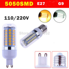 100pcs 12w LED Corn Bulb Light 69leds smd5050 e27 led lamp G9 220v white / warm white 2024 - buy cheap