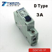 1P 3A D type 240V/415V 50HZ/60HZ Mini Circuit breaker MCB C45 2024 - buy cheap