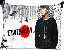 Personalizado de Eminem funda de almohada rectangular tamaño 45x35cm (un lado) de cremallera de algodón poliéster almohada más tamaño 2024 - compra barato