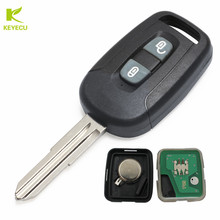 KEYECU New Uncut Keyless Remote Key Fob 2 Buttons 433MHz ID46 Chip for Chevrolet Captiva 2008 2009 2010 2011 2012 2013 2024 - buy cheap
