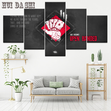 5 Panel Unframed Casino Chips Poke Painting Print Poster Room Decor Canvas Art Modern Picture Printing Home Decoration Artwork 2024 - buy cheap