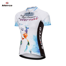 Mieyco Cycling Jersey Women 2019 Motocross MTB Bike Shirt Summer Short Sleeve Reflective Cycling Clothing Bicycle Maillot 2024 - buy cheap