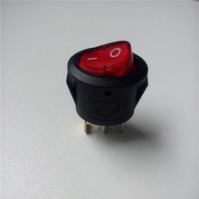 30pcs rocker switch Rocker 250V 6A KCD1-115 3 pin 2 gears oval button switch Miniature Power Switch for power supply switch 2024 - buy cheap