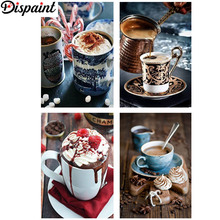 Dispaint  Full Square/Round Drill 5D DIY Diamond Painting "Coffee landscape" 3D Embroidery Cross Stitch 5D Home Decor Gift 2024 - buy cheap