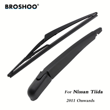 BROSHOO Car Rear Wiper Blades Back Windscreen Wiper Arm For Nissan Tiida Hatchback (2011-) 305mm,Windshield Auto Styling 2024 - buy cheap