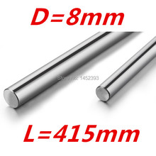 Eixo linear com rolamento esférico linear de 8mm, 2 tamanhos de 415mm e mm de comprimento para lm8uu 2024 - compre barato