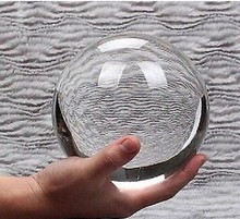 YM  312  Very clear size 100mm Round Glass Crystal ball Sphere 2024 - buy cheap