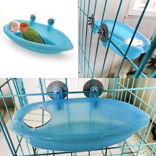 Маленькая ванна для птицы попугая, клетка для домашних животных, аксессуары, зеркало для птиц, ванна, душевая кабина 2024 - купить недорого