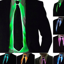 rave Light 10 Color EL Tie Light Up LED Tie glowing For Party Decoration DJ bar club cosplay Show wedding decoration 2024 - buy cheap