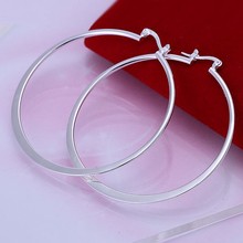 fashion jewelry Earring For Women, Plated Earrings Flat Round Earrings E043 /NRUGLKNE NBEOBVXB silver color 2024 - buy cheap