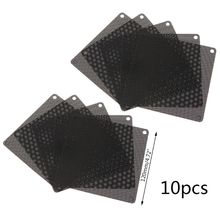 10PCS 120MM PVC Fan Dust Filter PC Dustproof Case Cuttable Computer Mesh Cover Black X6HA 2024 - buy cheap