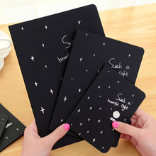 Notebook Diary Notes Paper Sketchbook Drawing Painting Graffiti Black Paper Book School Supplies DIY Gifts Notepad Planner 2024 - buy cheap