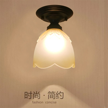 Nordic Retro Flower Lampshade Ceiling Lights Living Room Bathroom Aisle Corridor Glass Ceiling Lamps Balcony Kitchen Luminaires 2024 - buy cheap