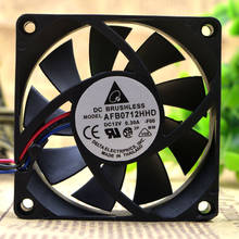 Новый оригинальный 7020 7 см AMD платформа двойной шар компьютер CPU вентилятор AFB0712HHD 12V 0.30A 2024 - купить недорого