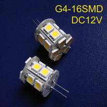High quality G4 led bulbs,16SMD 5050 12vdc led G4 bulbs (free shipping 2pcs/lot) 2024 - buy cheap