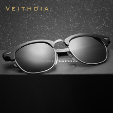 VEITHDIA-gafas de sol polarizadas para hombre, anteojos de sol Unisex, de aluminio y magnesio, estilo Retro, de marca de diseñador, Estilo Vintage 2024 - compra barato
