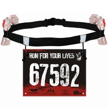 Outdoor Running Waist Belt Triathlon Marathon Race Number Belt With Gel Holder Cloth Belt Motor Gym Fitness Sport Accessories 2024 - buy cheap