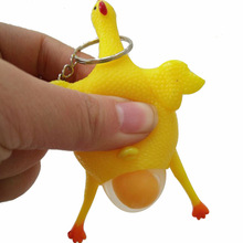 Llavero con colgante de gallina para fiesta de cumpleaños, juguete divertido para Halloween, bromas, bromas, artilugios con truco, de 1 a 5 unidades 2024 - compra barato