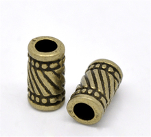 DoreenBeads-Cuentas espaciadoras de tubo de tono bronce, cuentas de 11x6mm (B14569), yiwu 2023 - compra barato