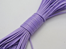 100 Yards Purple Korean Waxed Cord String Thread 1mm for Bracelet Necklace 2024 - buy cheap
