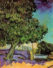 Arte moderna Árvore de Castanha em Flor por Vincent Van Gogh pinturas para sala de estar pintados à Mão de Alta qualidade 2024 - compre barato