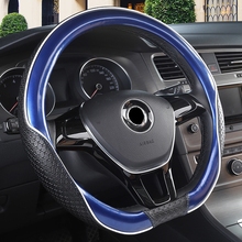 Car steering wheel cover D Shape/ring For Volkswagen Golf 7 2015 POLO Tigua Sagitar Beetle For Kia Sportage Optima K5 2017 2018 2024 - buy cheap