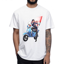 Camiseta de motocicleta Vespa Vintage para hombres, camisa Sexy de Anime para niñas, Hip-Hop, ropa de verano 2024 - compra barato