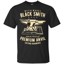 Blacksmith T-Shirt, Blacksmithing Graphic Shirt, Premium Anvil Unisex Hot Selling Fitness Clothing Tops Male Print Homme Shirt 2024 - buy cheap