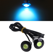 1 Pair Ultra Thin 23mm 12V Car LED DRL Daytime Running Light Eagle Eye Lamp C45 2024 - buy cheap