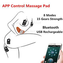 Intelligent APP Control Electric Shock Body Massage Patch Pads Electro Orgasm Stimulator Kits Adult Sex Toys For Women Men 2024 - buy cheap