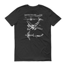 Camiseta de charol de avión Lockheed C-141, camisa de charol, patente antigua, camiseta de aviación 2024 - compra barato