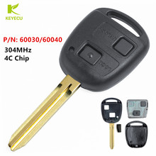 KEYECU Replacement Remote Car Key Fob 304MHz 4C Chip for Toyota Tarago Avensis RAV4 Corolla Landcruiser 100 P/N: 60030/60040 2024 - buy cheap