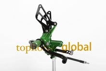 For Suzuki GSXR750 1996 - 2005 Green&black CNC Rearsets Foot Pegs Rear Set Foot Pegs 1997 1998 1999 2000 2001 2002 2003 2024 - buy cheap