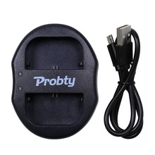 PROBTY-cargador USB de doble canal LP-E6 LP E6 LPE6, para Canon EOS 5D Mark II, 5D Mark III, 6D, 7D, 60D, 60Da,70D 2024 - compra barato