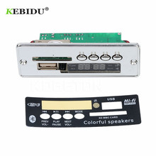 KEBIDU USB Integrated Bluetooth MP3 Decoder Board Module Hands-free JQ-D028BT MP3 Player with Remote Control USB FM Aux Radio 2024 - buy cheap