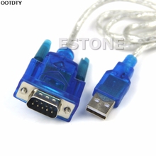Puerto serie USB a RS232, Cable DB9 de 9 pines, convertidor de adaptador de puerto COM serie nuevo 2024 - compra barato
