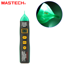 2 в 1 цифровой инфракрасный лазерный термометр MASTECH MS6580 в форме ручки, измеритель температуры и Бесконтактный детектор напряжения 12-1000 в 2024 - купить недорого