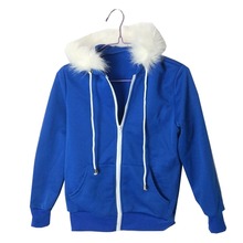 2018 undertale sans blue coat cosplay jacket costume Unisex hoodie sweatshirts man zipper hoodies top sweatshirt winter jacket C 2024 - buy cheap