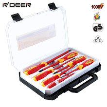 7pcs Insulated Screwdriver Set 1000V Magnetic Phillips Slotted Bits CR-V Electrician Screw Driver Hand Tool Kit With Box 2024 - buy cheap