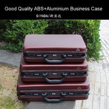 Caja de Herramientas de aluminio de alta calidad, maletín portátil con marco de aluminio ABS para negocios, maleta para oficina 2024 - compra barato
