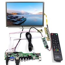 HDMI + VGA + AV + USB + RF lcd плата контроллера с 10,1 "B101EW05 1280x800 сенсорный экран 2024 - купить недорого