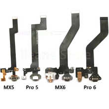 Puerto de carga USB para Meizu MX6, MX5, MX6, MX Pro 5 y 6 años, Cable flexible de conector Dock, piezas de teléfono 2024 - compra barato
