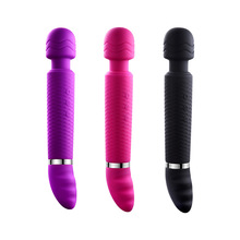 2 точечный стимулятор волшебная палочка USB вибратор секс-игрушка для женщин силиконовый фаллоимитатор женский секс-продукт Вибратор для взрослых машина ST749 2024 - купить недорого