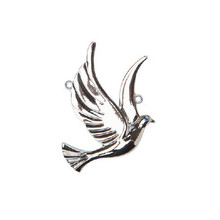 DOUBLE NOSE Metal Alloy Animal Dove Charm Greek Letter Zeta Phi Beta Label Pendant Jewelry Accessory 2024 - buy cheap