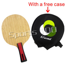 61second 3004 Wooden Table Tennis Blade Shakehand FL with a free small case 2024 - buy cheap