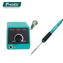 Pro'skit SS-202G professional Mini Estação De Solda com solda pontas de ferro fino portátil para solda e desoldering 2024 - compre barato