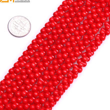 Gema-dentro natural liso osso forma vermelho coral grânulos para fazer jóias 4x8mm 15 polegadas diy jóias 2024 - compre barato
