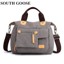 SOUTH GOOSE-Bolso de lona para mujer, bolsa de hombro multifuncional, informal, para chicas 2024 - compra barato