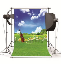 Computer Printed Photography Background Green Art Fabric Cloth Backdrops Photo Studio for Weddings Children for Photo Shoots 2024 - buy cheap